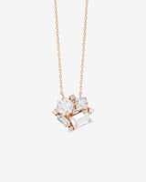 Kalan By Suzanne Kalan Amalfi White Topaz Blossom Pendant in 14k rose gold