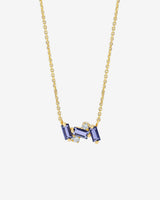 Kalan By Suzanne Kalan Amalfi Mini Burst Iolite Pendant in 14k yellow gold