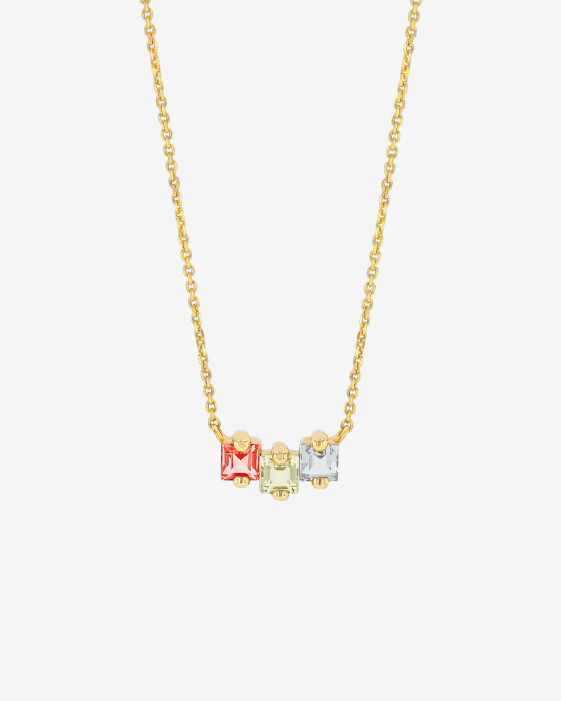 Kalan By Suzanne Kalan Cierra Pastel Mini Bar Pendant in 14k yellow gold