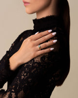 Kalan By Suzanne Kalan Nadima Rainbow Glimmer Ring in 14k yellow gold